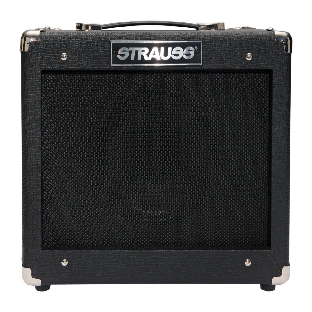 Strauss Legacy 25 Watt Combo Solid State Guitar Amplifier Black