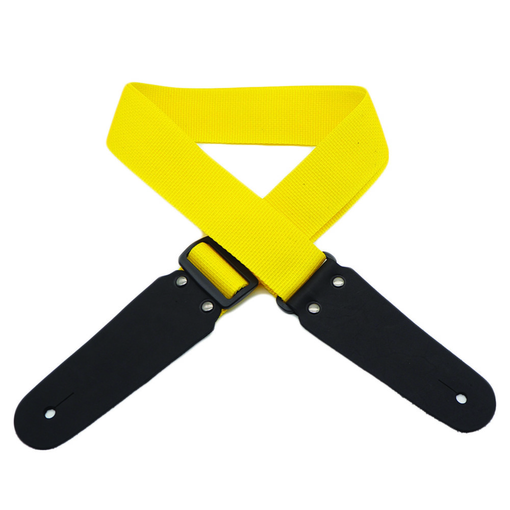 DSL Straps 2 Inch Polypropylene Guitar Strap Yellow - Made in Australia