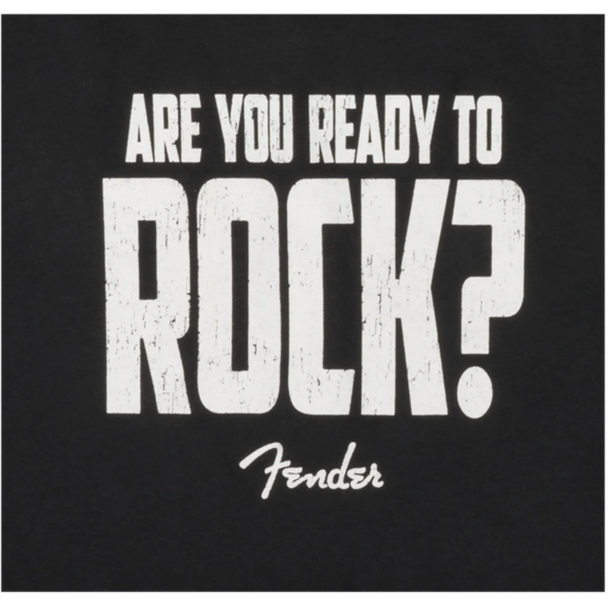 Fender Are You Ready To Rock Hoodie - Black - Image 3