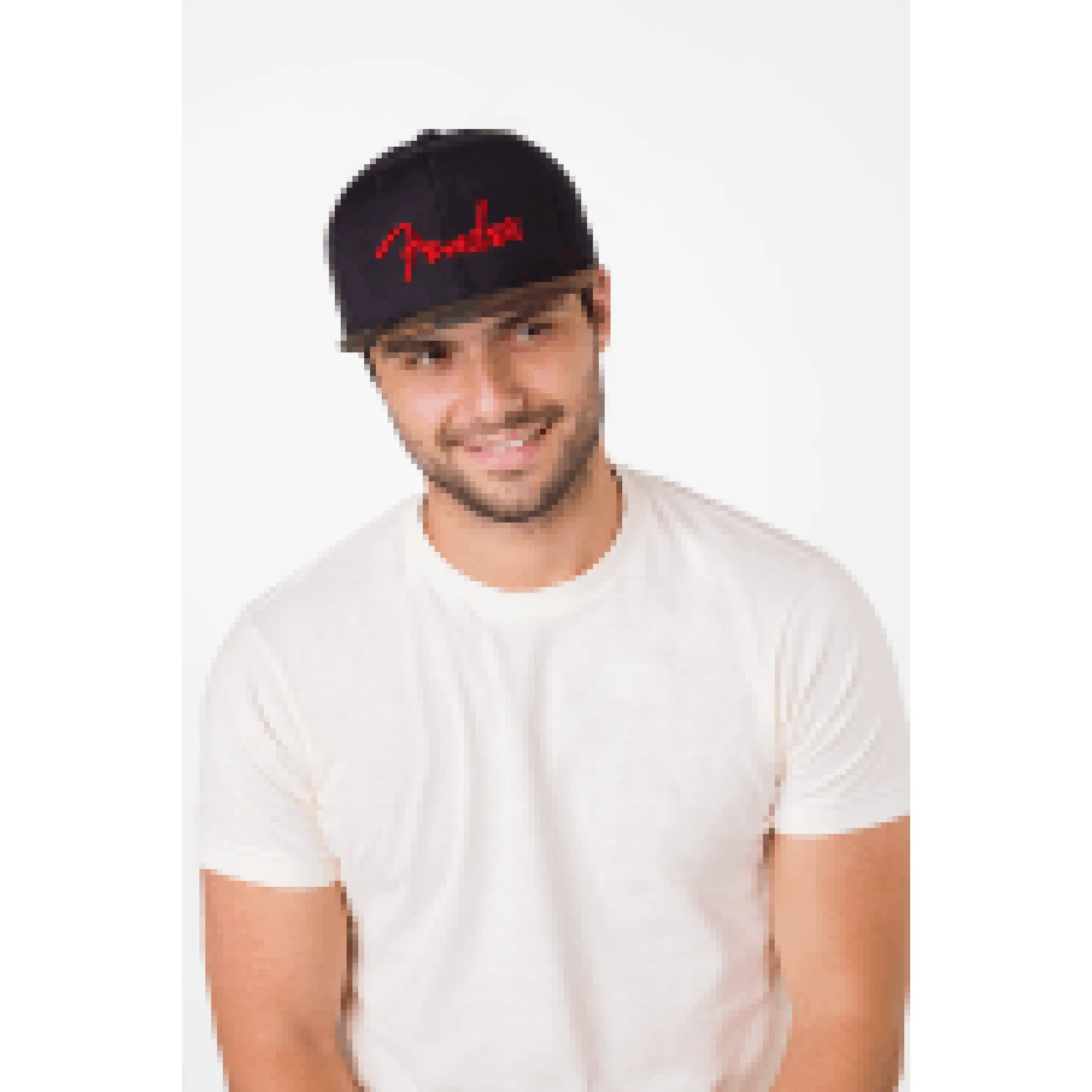 Fender Camo Flatbill Hat Black - Image 2