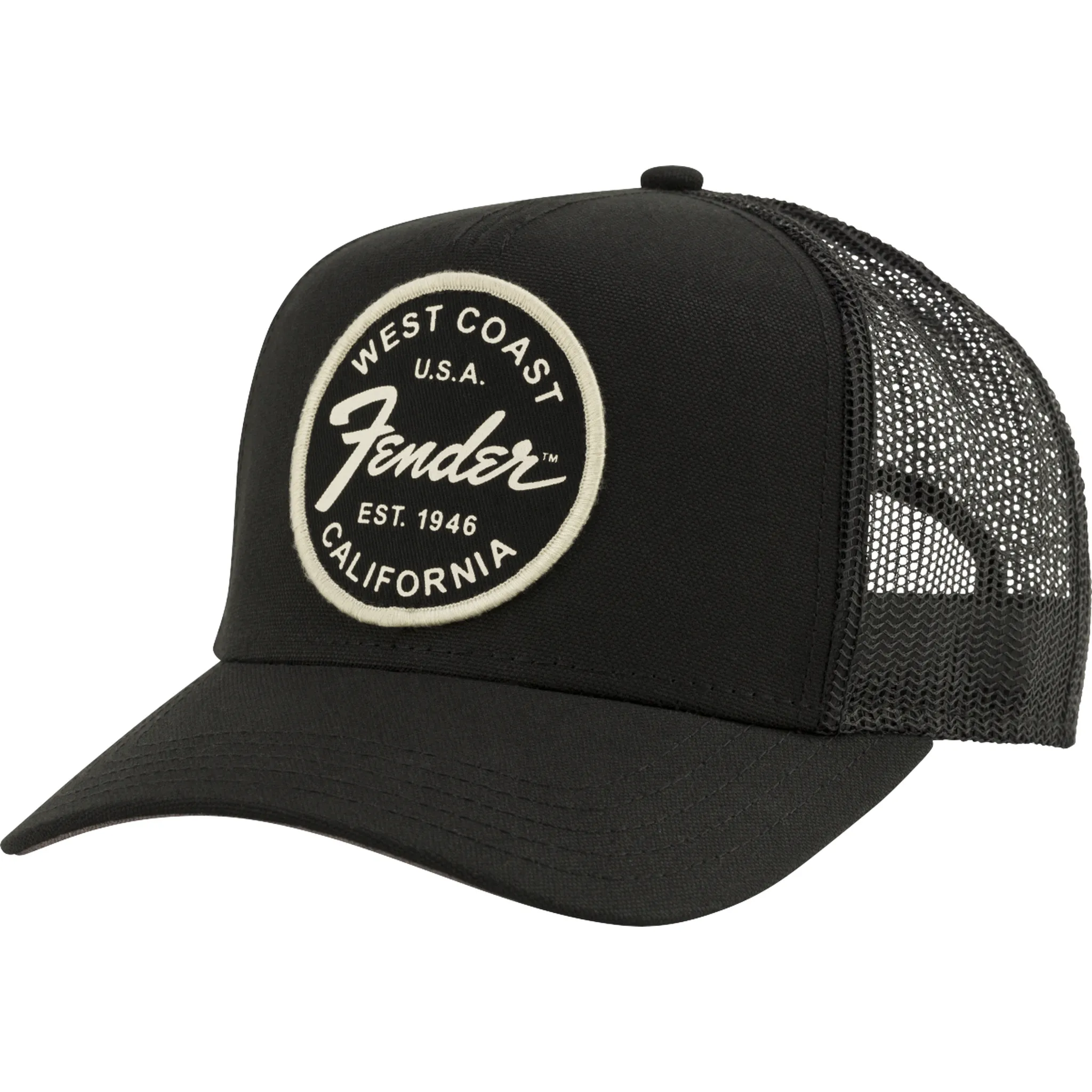 Fender West Coast Trucker Hat Black - Image 5