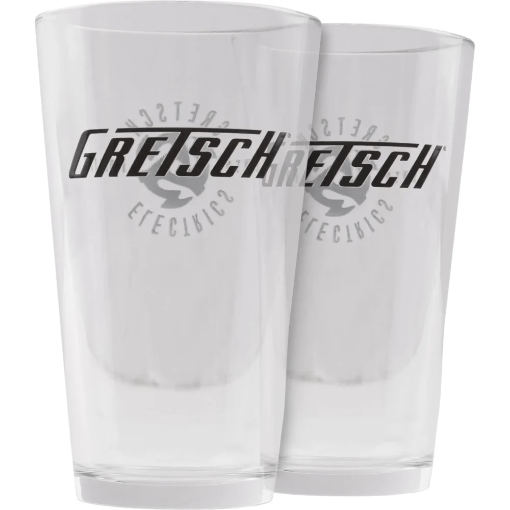 Gretsch Pint Glass Set of 2 Official Logo Glasses