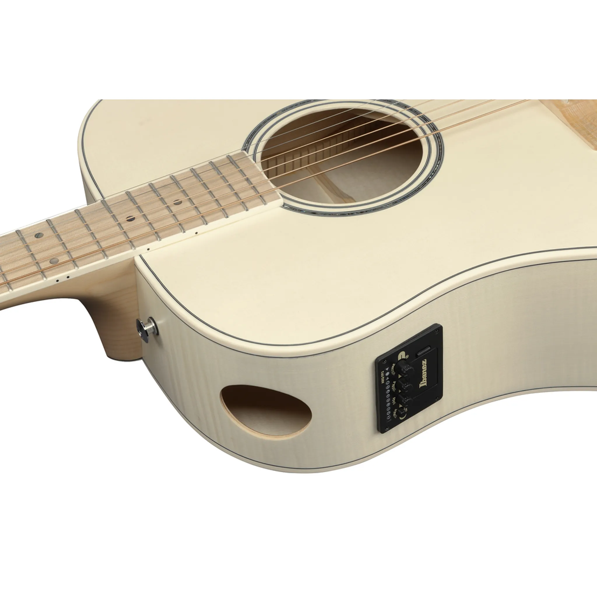 Ibanez AAD77M1E Acoustic Electric Guitar Flamed Maple - Image 4