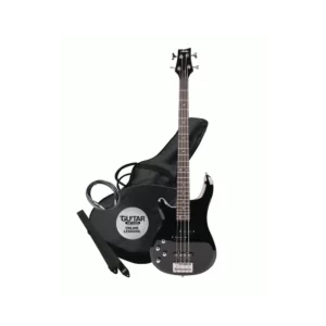 Ashton AB4LBK Left Handed Bass Guitar in Black