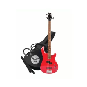 Ashton AB4TRD Bass Guitar in Red