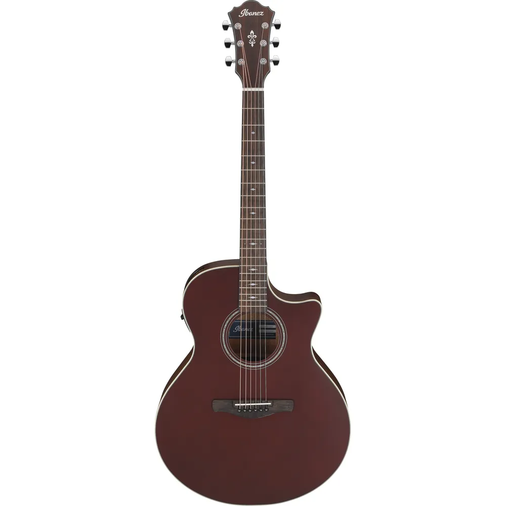 Ibanez AE100BUF Electro Acoustic Guitar Burgundy Flat