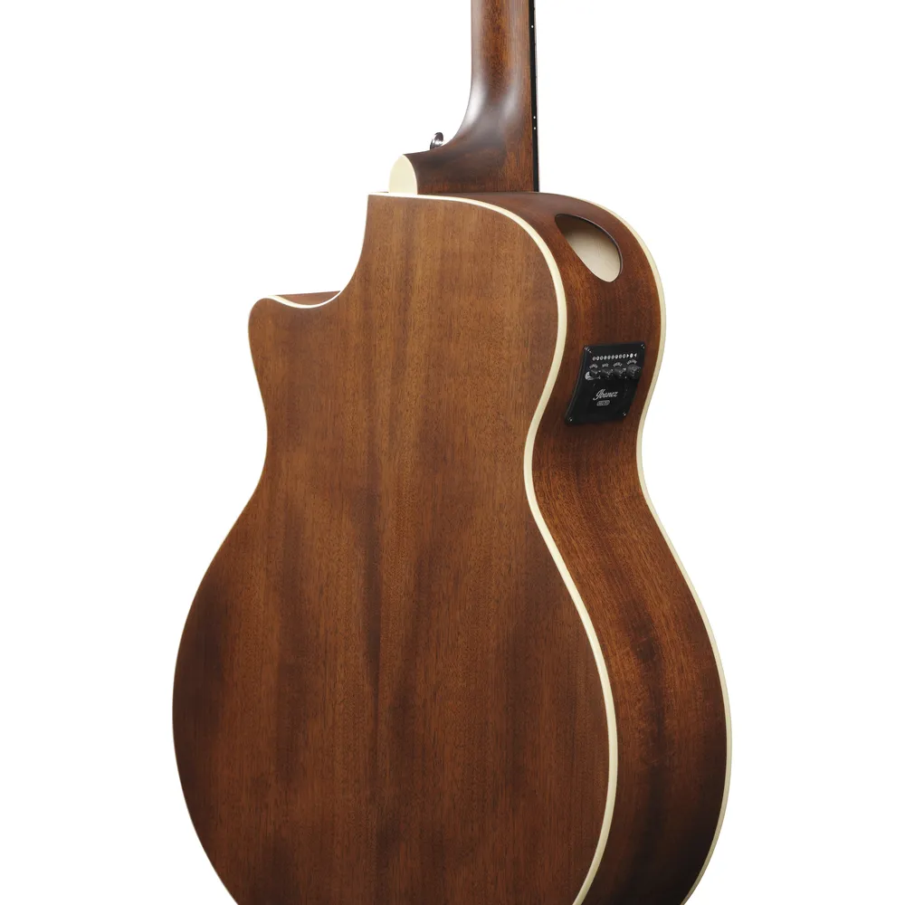 Ibanez AE100DBF Electro Acoustic Guitar Dark Tide Blue Flat - Image 7