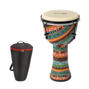 Mano Percussion 10 Inch Water Spirit Wrench Tunable Djembe – With Bag