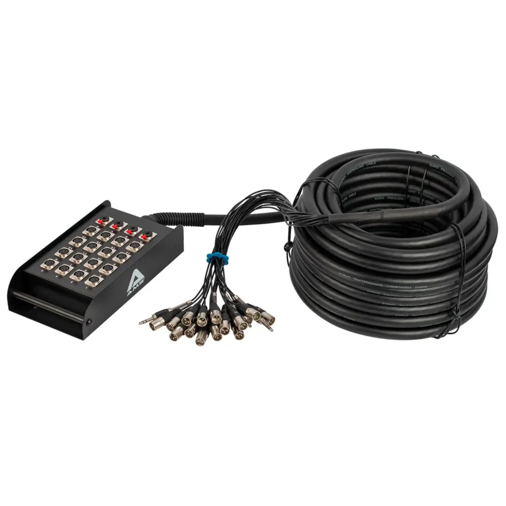 AMS MC164 20 Channel Multicore Audio Snake 30m