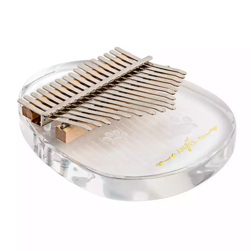Angel ARKA Kalimba In Key Of C - Stylish Clear Acrylic Body