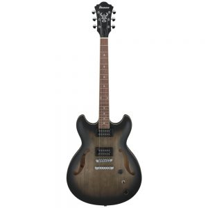 Ibanez AS53 TKF Artcore Guitar - Transparent Black Flat