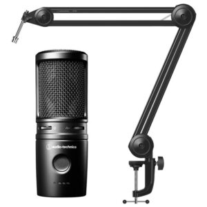 Audio-Technica AT2020USB-XP Cardioid Condenser USB Microphone + Adjustable Boom Arm