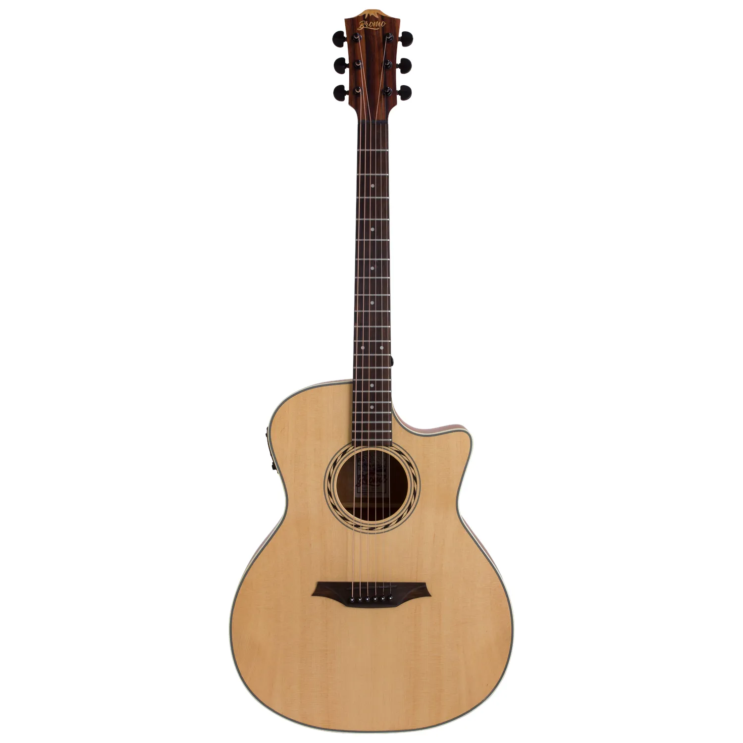 Bromo BAA2CE Grand Auditorium Cutaway Acoustic-Electric Guitar