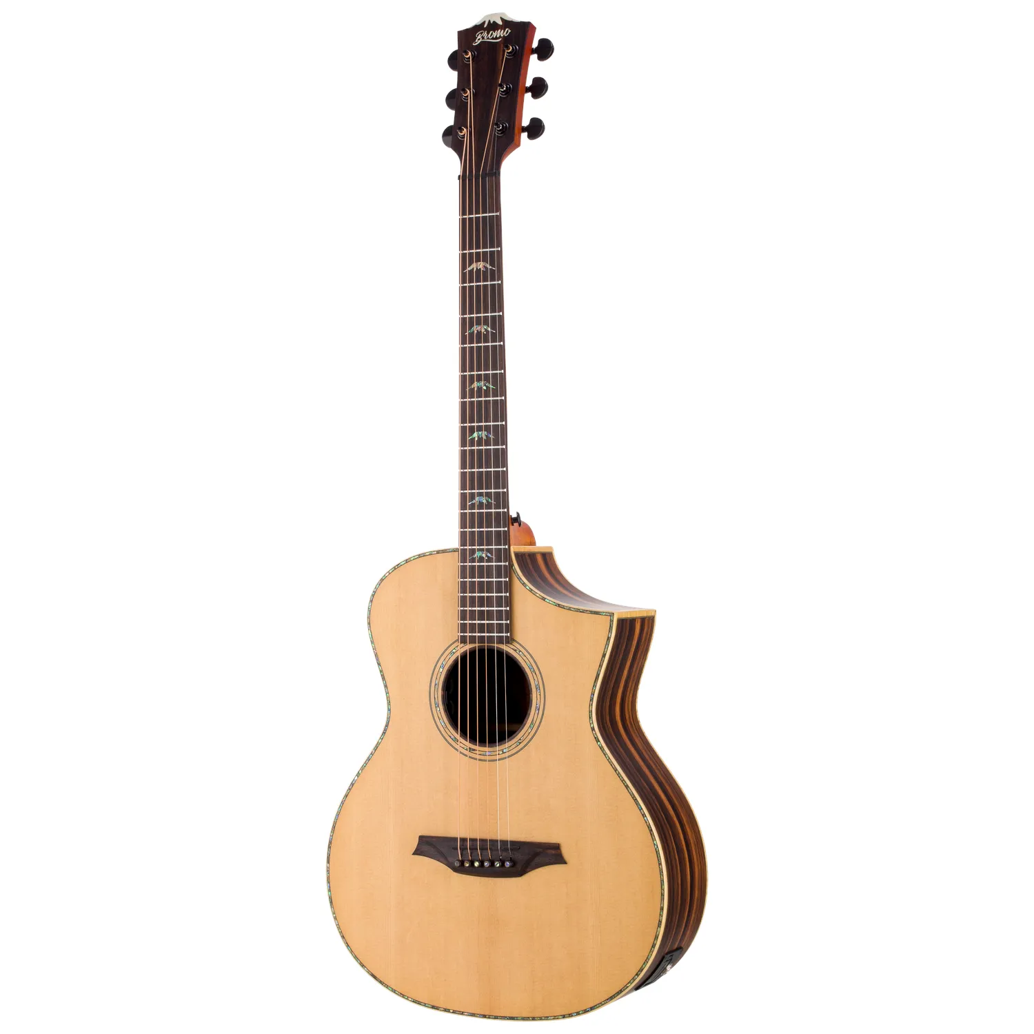 Bromo BAR5CE Grand Auditorium Acoustic-Electric Guitar - Image 3