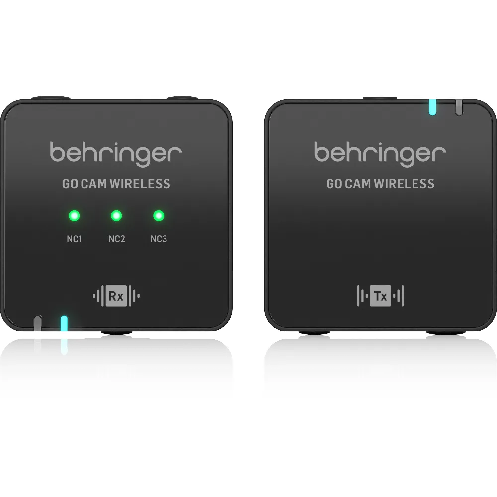 Behringer Go Cam Wireless Digital Wireless Clip-On Microphone System for Content Creators