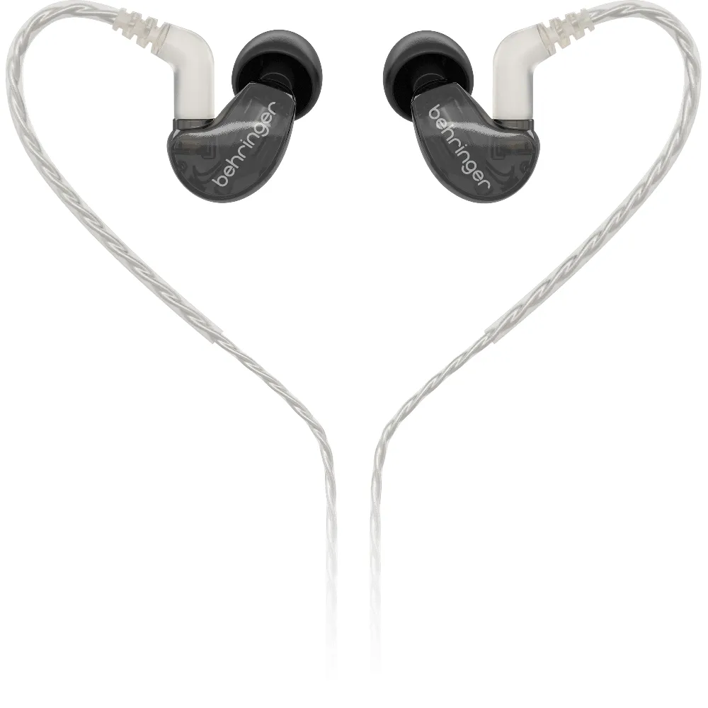 Behringer SD251-CK-PRO Studio-Grade In-Ear Monitoring Earphones | Black
