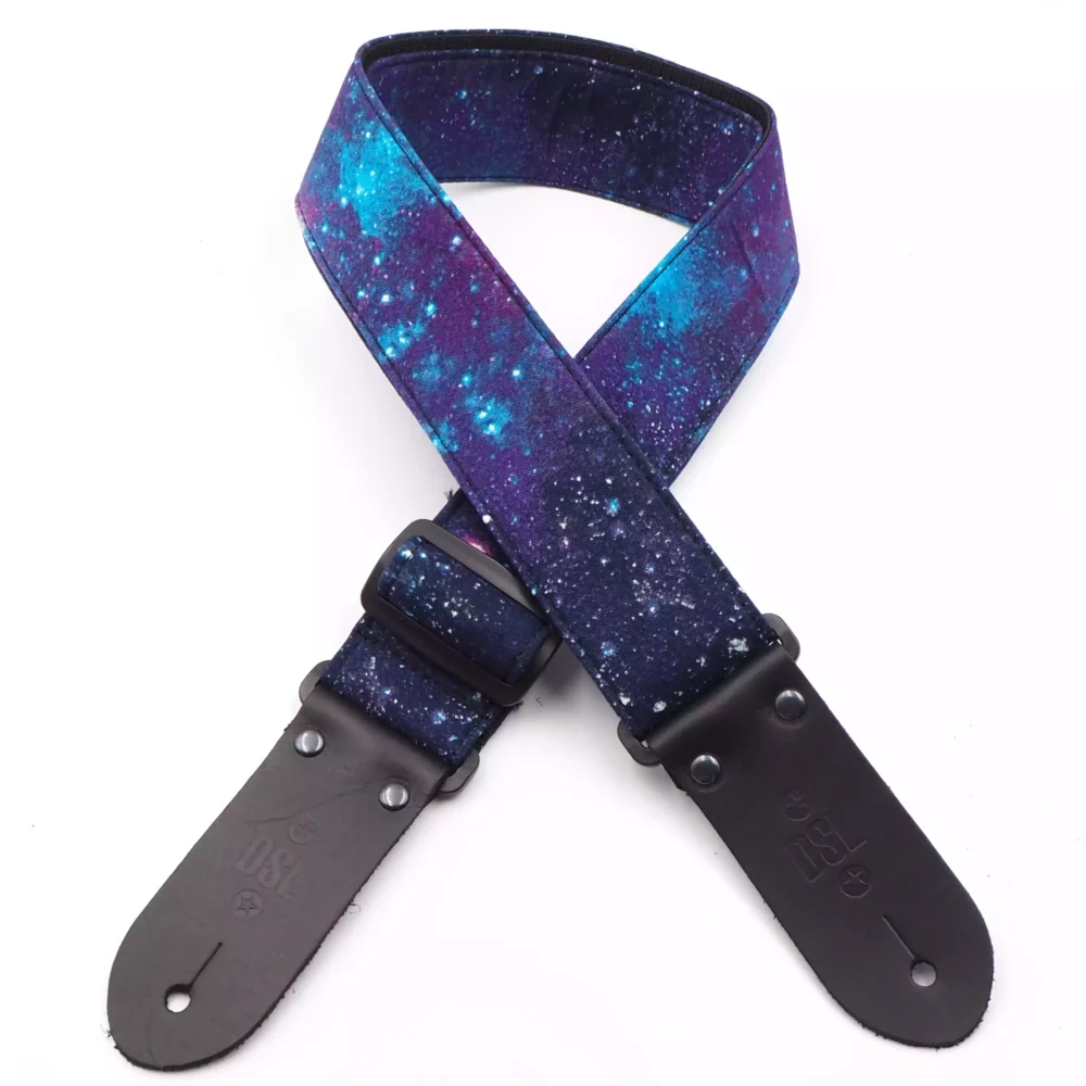 DSL Straps 2 Inch Guitar Strap Galaxy - Made in Australia