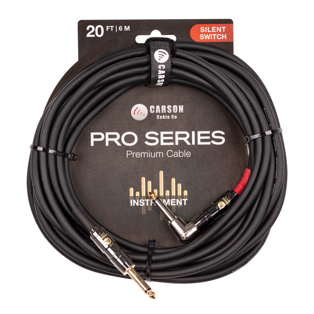 Carson CSW20SL Silent Switch Pro 20FT Right Angle Cable