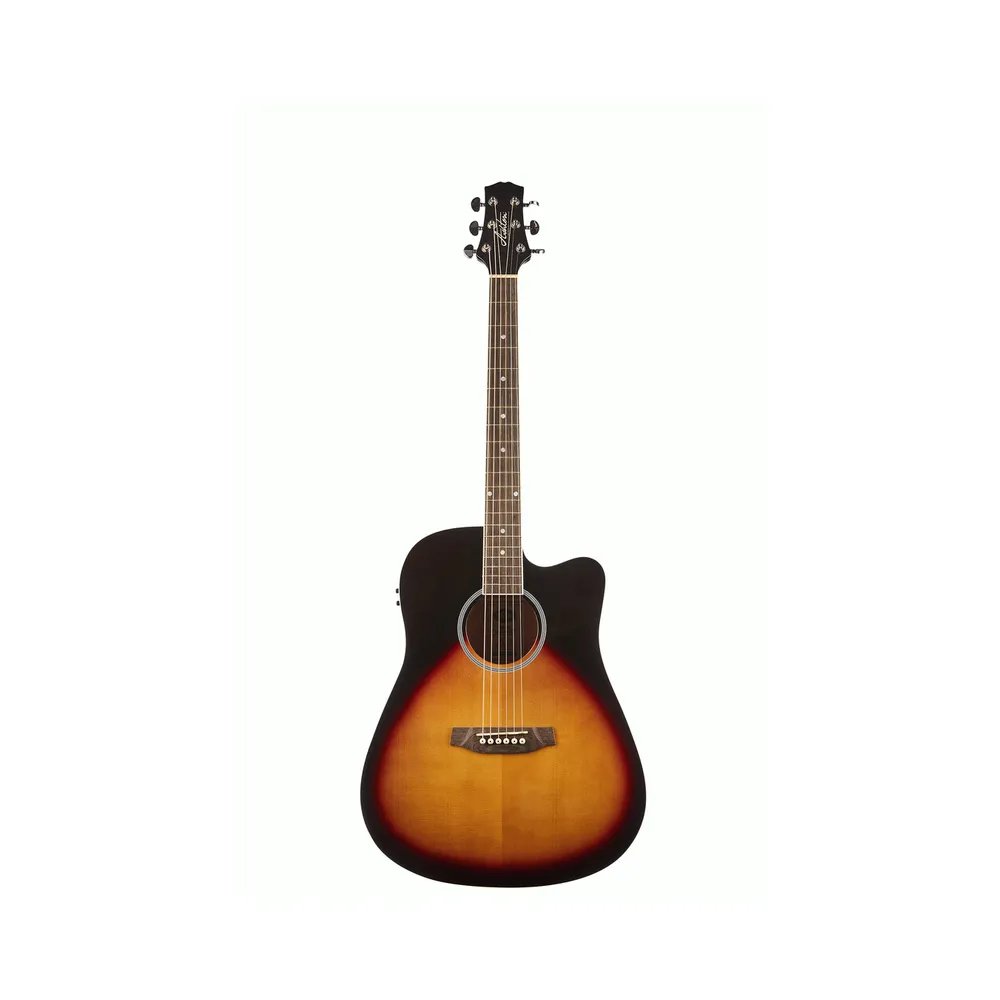 Ashton D20Sceqtsb Solid Top Acoustic Guitar With Eq