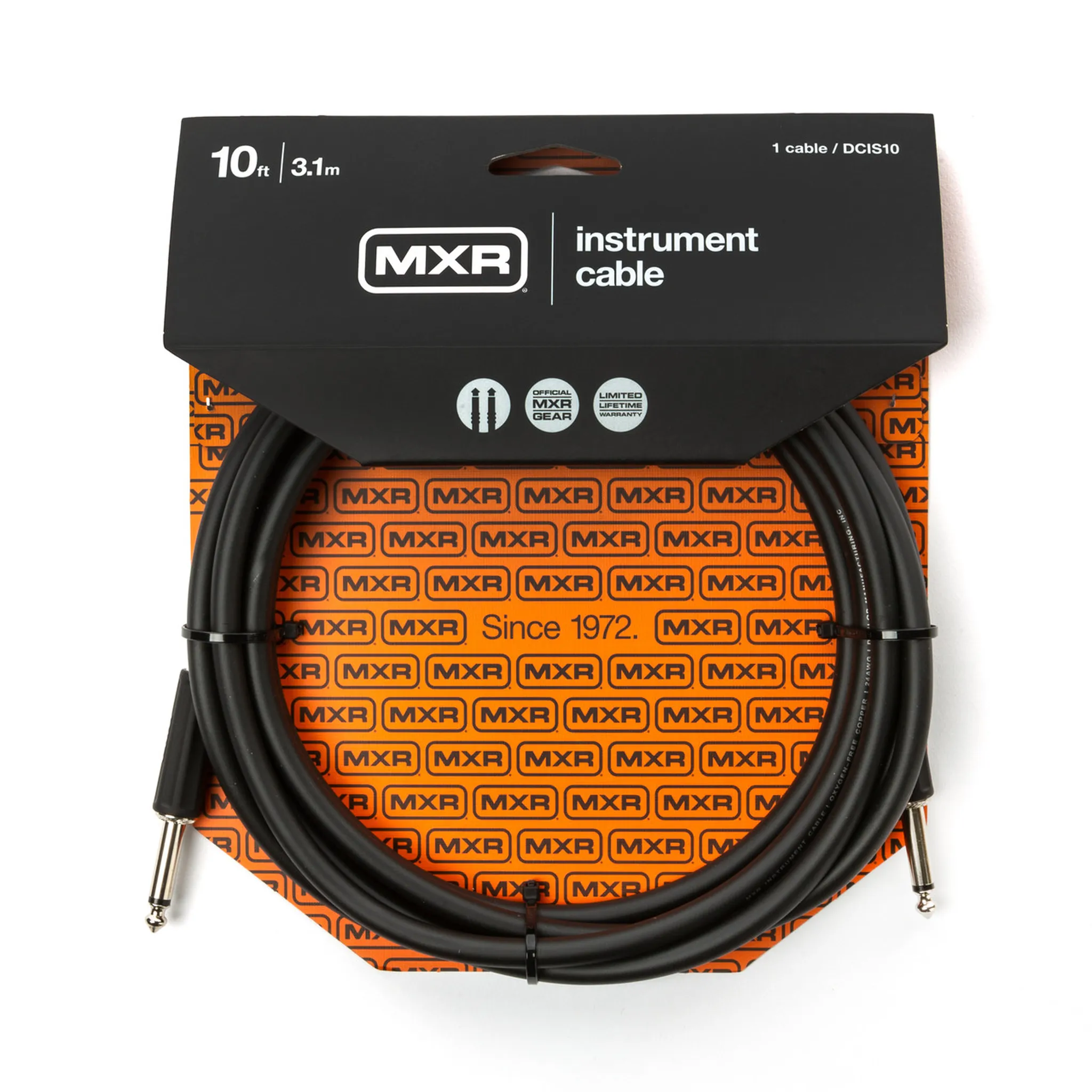 MXR 10ft Standard Instrument Cable - Black - Image 3