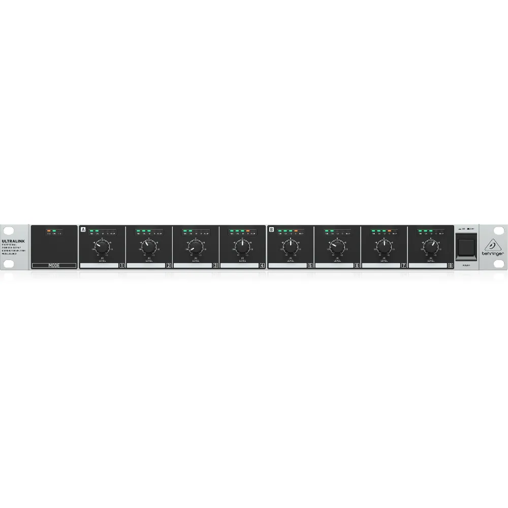 Behringer DS2800 Professional 2-Input 8-Output Distribution Splitter