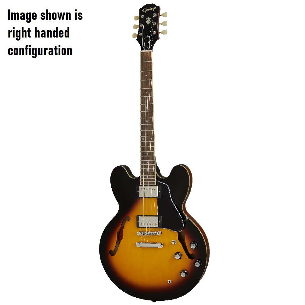 Epiphone ES335 Semi-Hollow Left Handed Vintage Sunburst