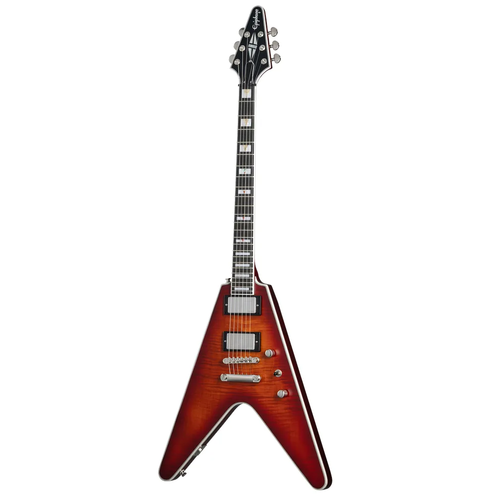Epiphone Flying V Prophecy Aged Bengal Tiger Burst