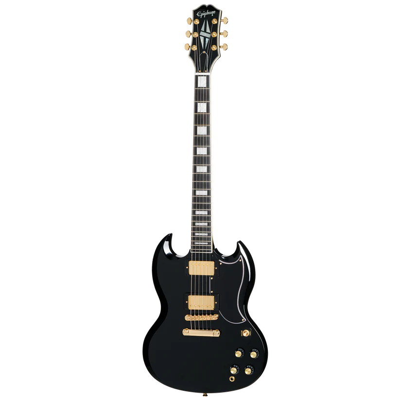 Epiphone SG Custom Electric Guitar with Gig Bag | Ebony