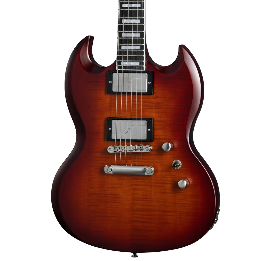 Epiphone SG Prophecy Aged Bengal Tiger Burst - Image 4