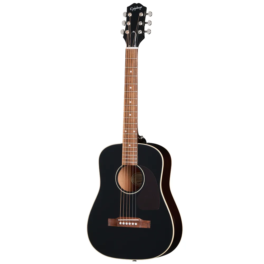 Epiphone J-45 Express 7/8 Size Travel Guitar Ebony
