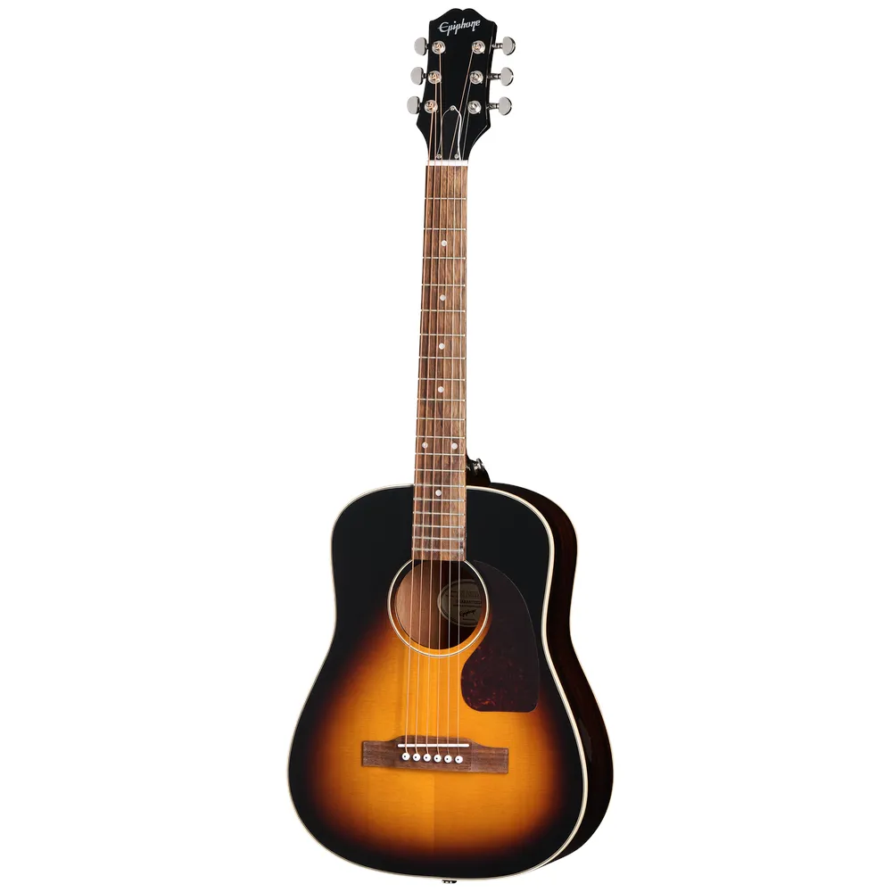 Epiphone J-45 Express 7/8 Size Travel Guitar Vintage Sunburst