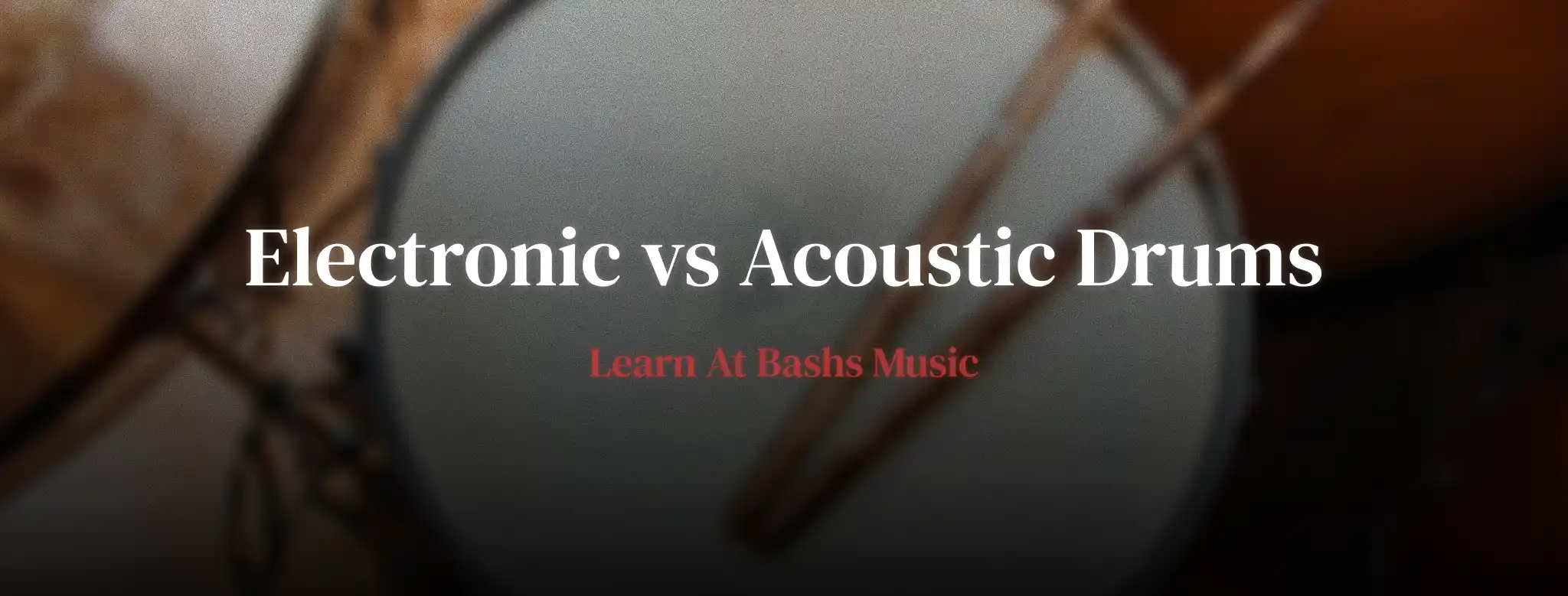 electronic vs acoustic drums
