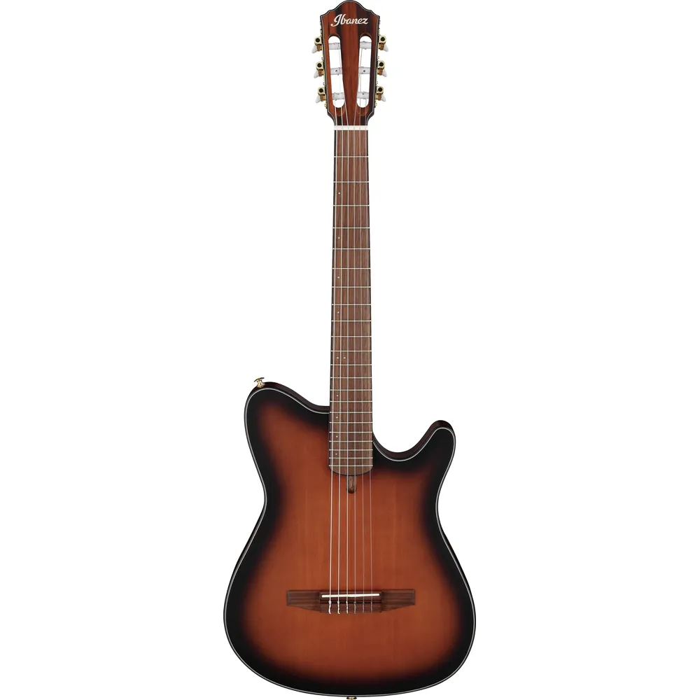 Ibanez FRH10N Brown Sunburst Flat Nylon String Guitar