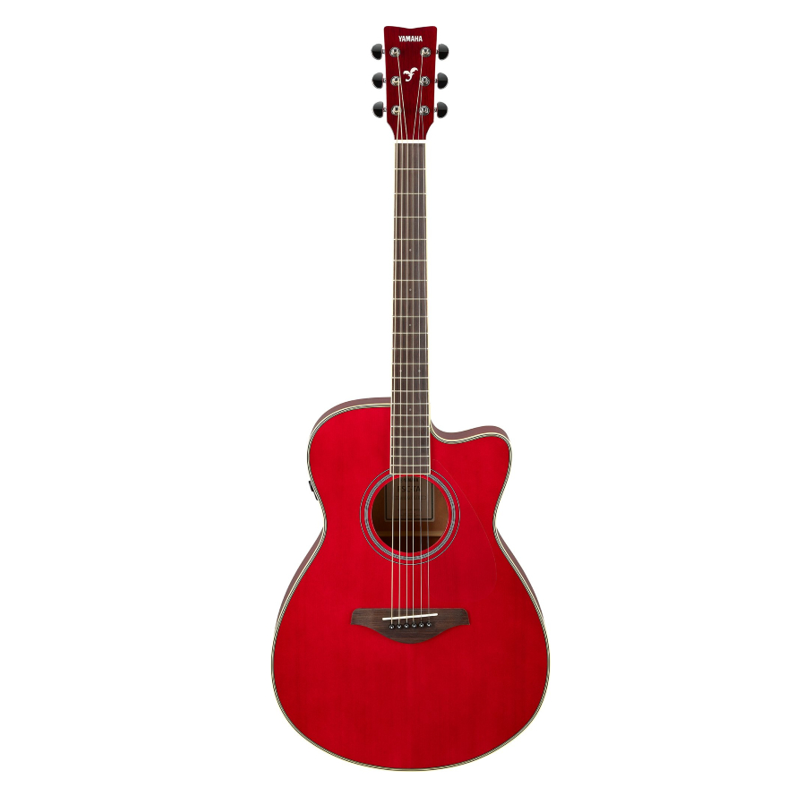 Yamaha FSC-TA Concert Trans Acoustic Electric Guitar In Ruby Red