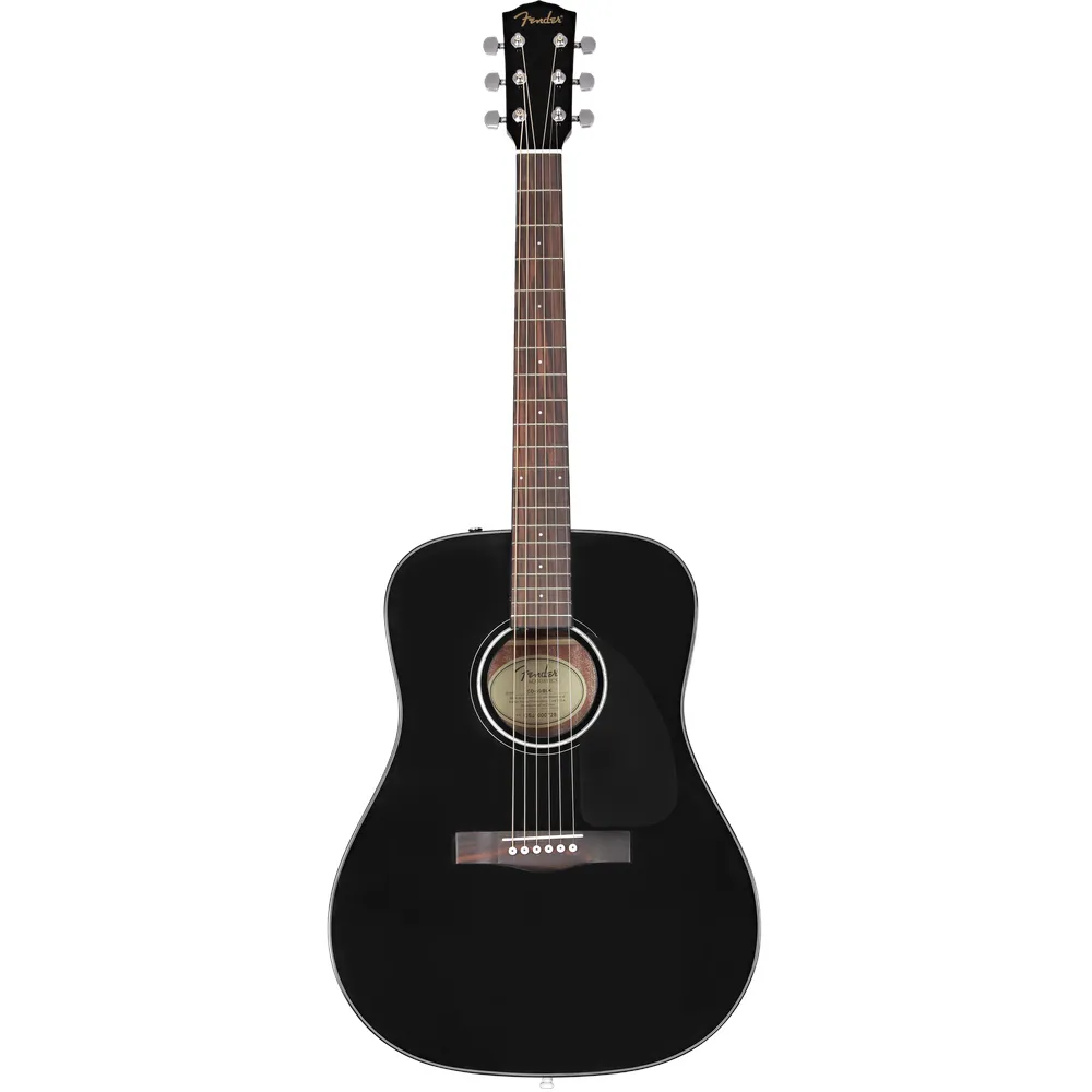 Fender CD-60 Acoustic Dreadnought Guitar V3 Black