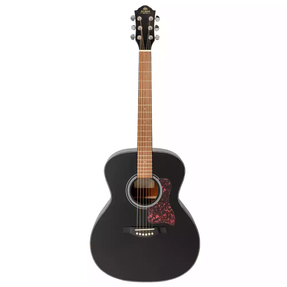 Gilman GA12BK 60 Series Grand Auditorium Guitar – Black Gloss