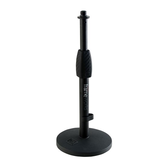 Gator GFW-MIC-0601 Desktop Mic Stand With Round Base And Twist Clutch