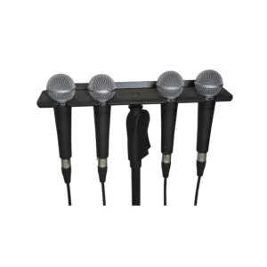 Gator GFW-MIC-4TRAY Multi Mic Holder Four (4) Mics