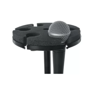 Gator GFW-MIC-6TRAY Multi Microphone Tray Designed To Hold 6 Mics