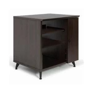 Gator GFWELITESIDECARBRN Elite Series Sidecar Rack Cabinet with Shelf - Brown