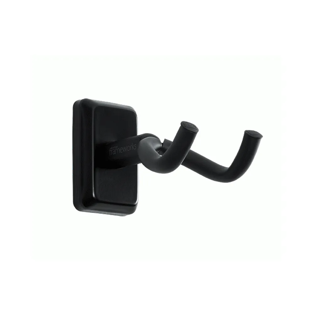 Gator GFWGTRHNGRBLK Frameworks Wall Mounted Guitar Hanger with Black Mounting Plate