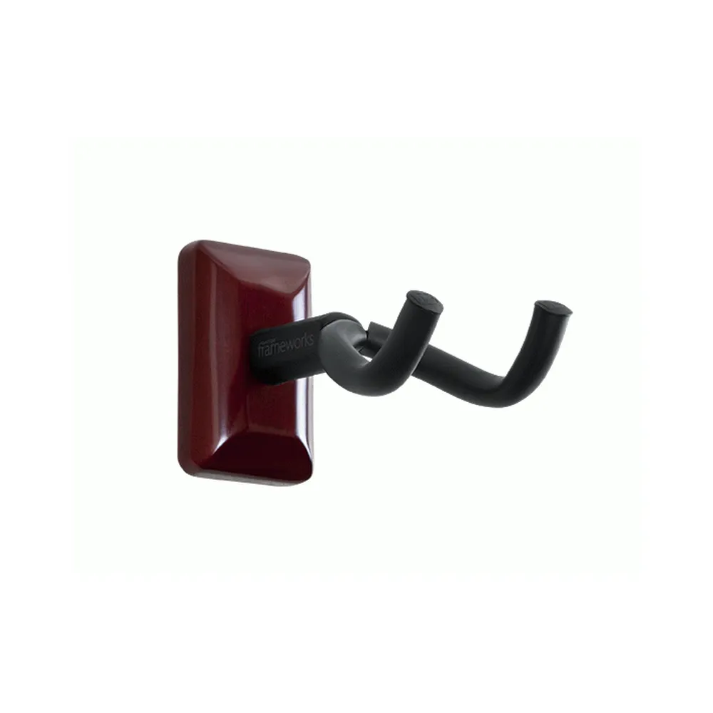 Gator GFWGTRHNGRCHR Frameworks Wall Mounted Guitar Hanger with Cherry Mounting Plate