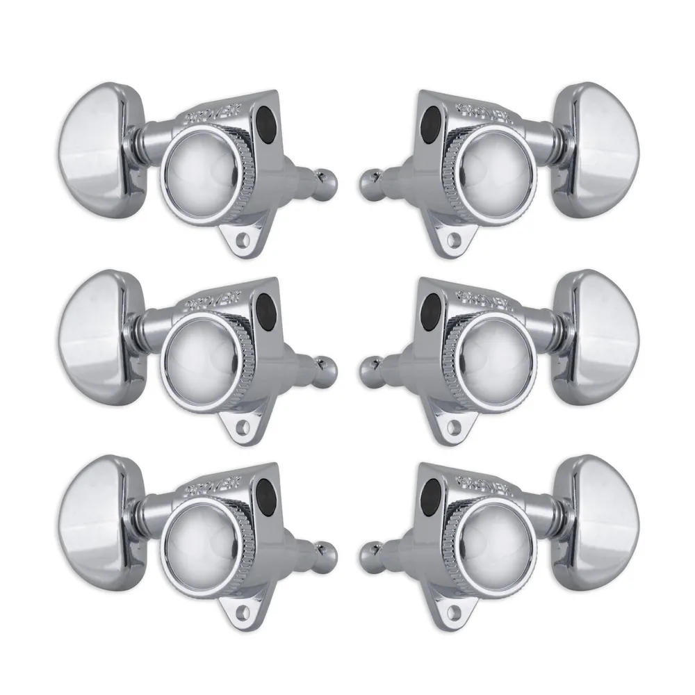 Grover Roto-Grip Locking Rotomatics Guitar Machine Heads | Chrome