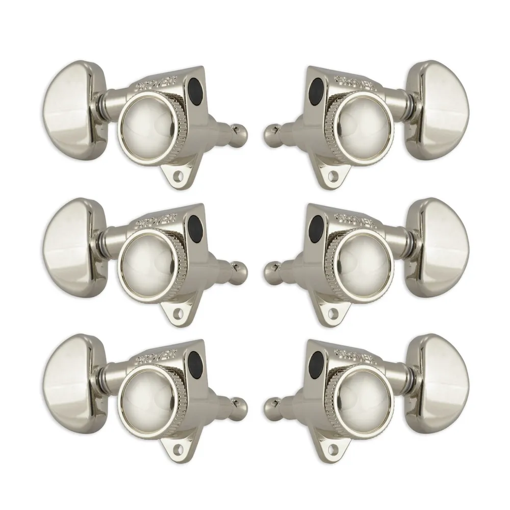Grover Roto-Grip Locking Rotomatics Guitar Machine Heads | Nickel