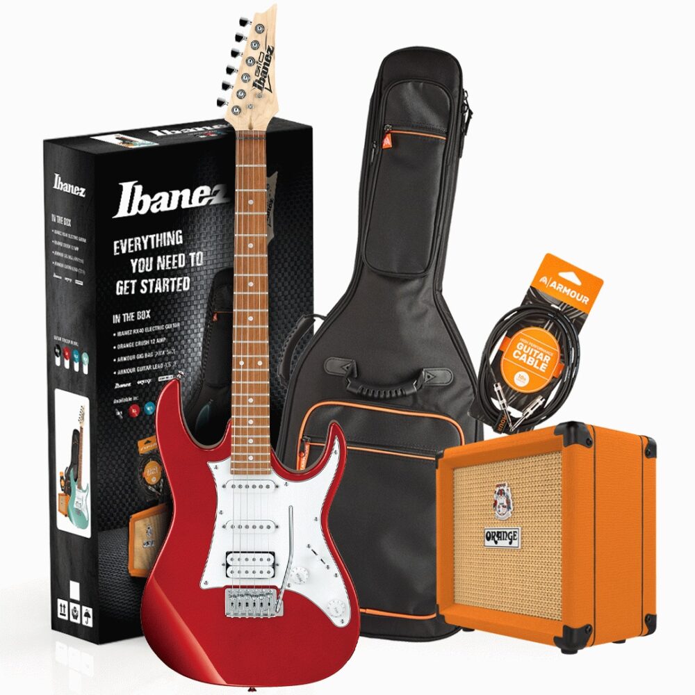 Ibanez RX40 Electric Guitar Pack with Amp Bag and Cable - RED