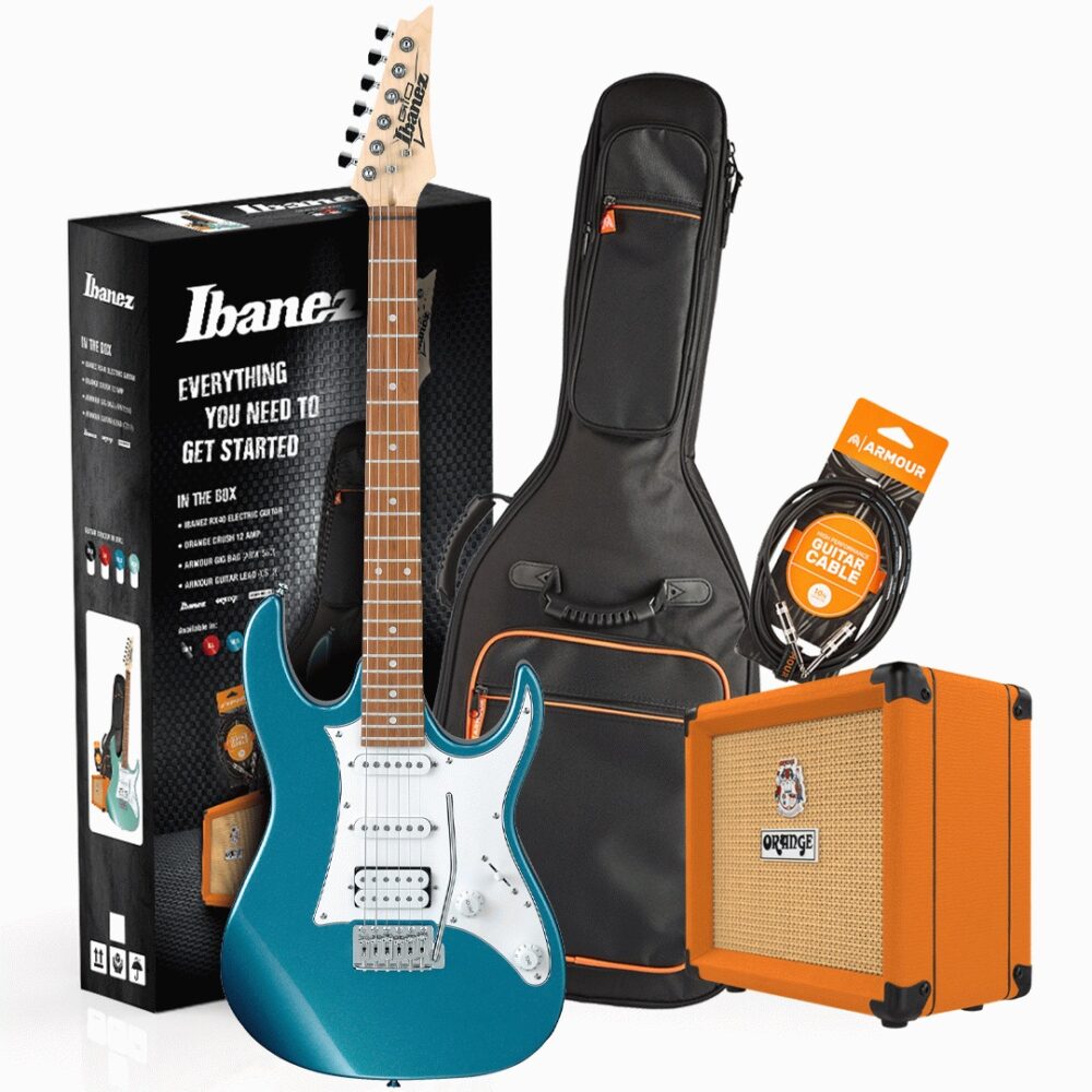 Ibanez RX40 Electric Guitar Pack with Amp Bag and Cable - BLUE