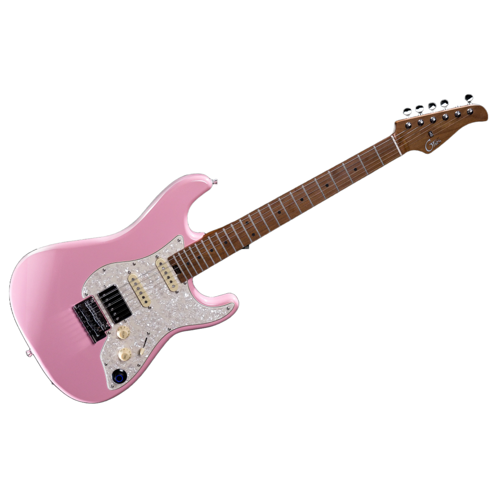 Mooer GTRS S801 Intelligent Electric Guitar - Pink - Image 3