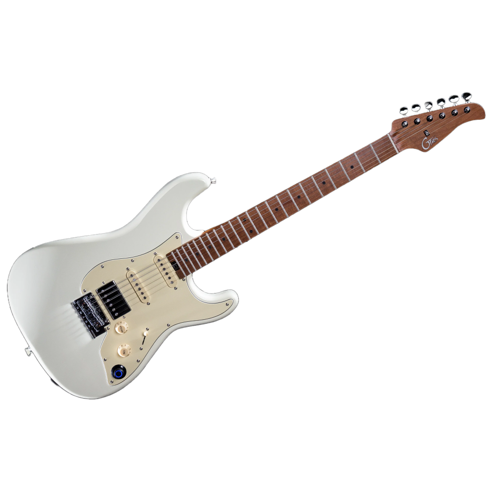 Mooer GTRS S801 Intelligent Electric Guitar - Olympic White - Image 3