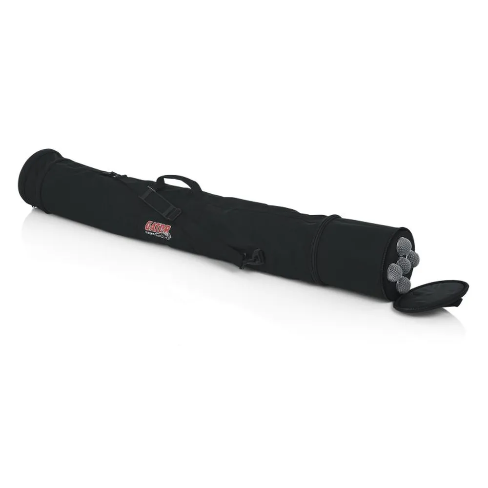 Gator GX-33 Padded Bag for 3 Microphone Stands 5 Mics & Cables