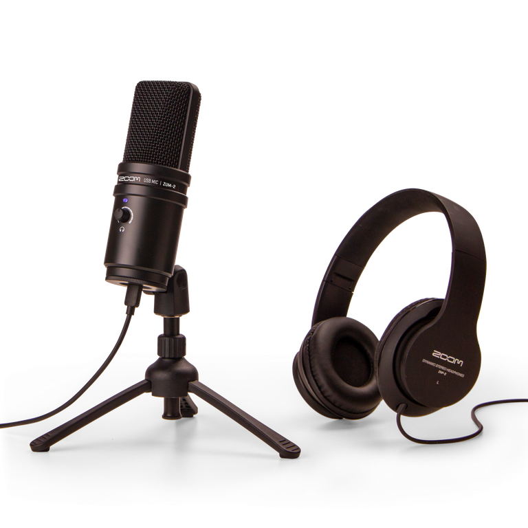 Zoom ZUM-2 PMP USB Podcast Mic Pack